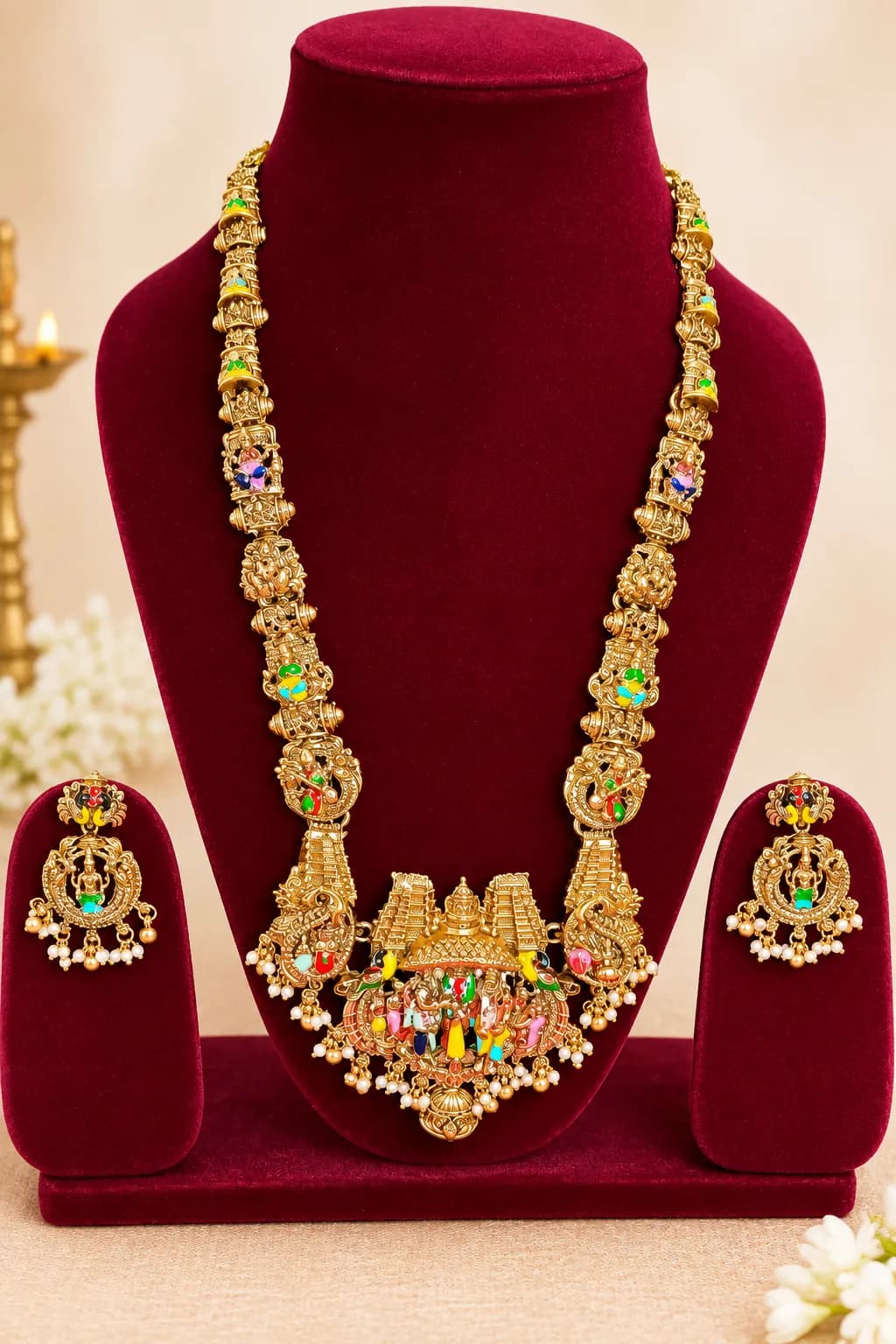 Meenakshi Thirukalyanam Idol Art Haram
