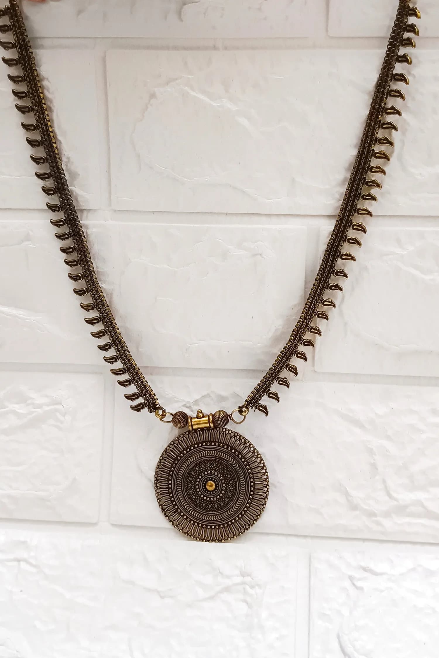 Royal Mandala Antique Pendant Haram